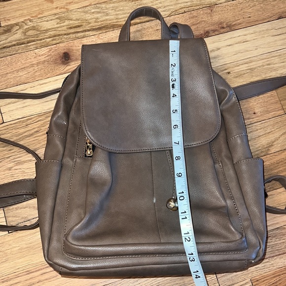 Faux Leather Backpack Purse - Picture 6 of 9